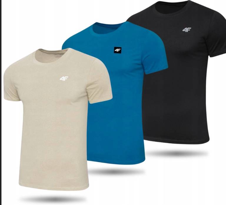 3x T-shirt 4F różne rozmiary (28,80 zł 1szt.) Allegro Smart