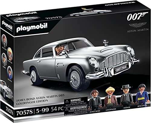 PLAYMOBIL 70578 James Bond Aston Martin DB5 - edycja Goldfinger dla fanów Jamesa Bonda, kolekcjonerów i dzieci [ 33,06 € + wysyłka 5,99 € ]