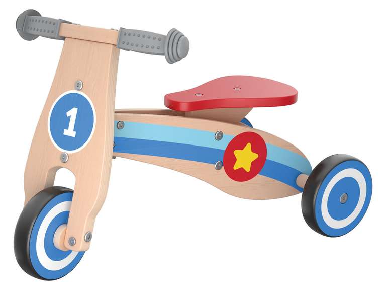 Drewniany rowerek biegowy Playtive (trójkołowy) za 85 zł @Lidl