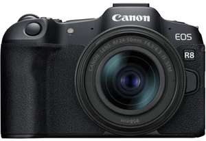 Aparat Canon EOS R8 + RF 24-50 mm f/4.5-6.3 IS STM + cashback 800 (ostatecznie 5496 zł)