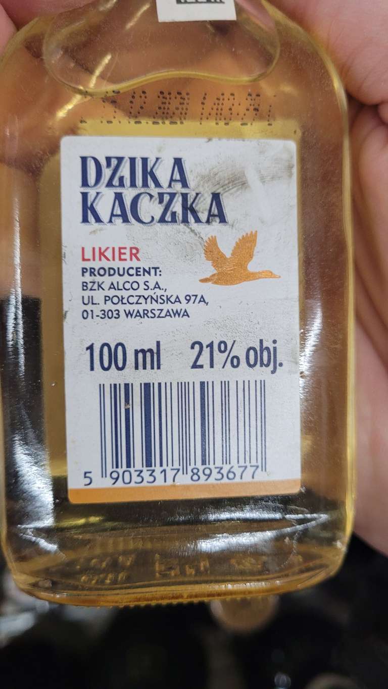 LIKIER Dzika Kaczka Pigwa 0.1l za 3.99 biedronka