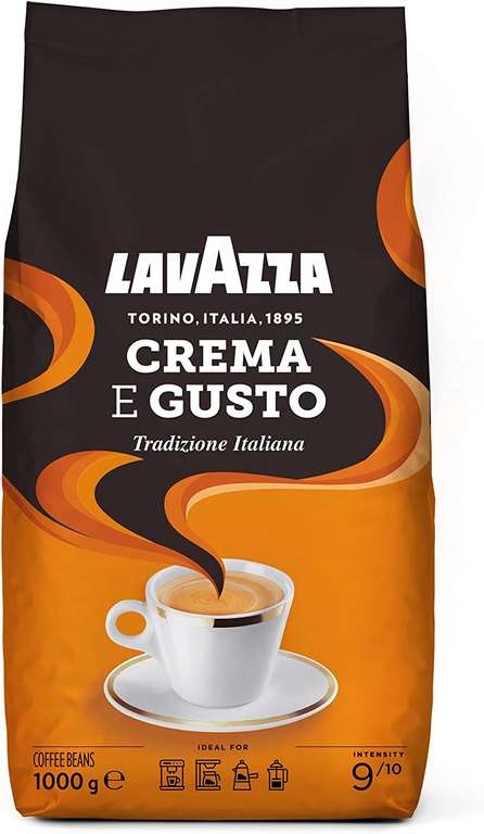 Kawa Ziarno Lavazza Crema E Gusto, 1 Kg - ponownie dostępna na Amazon. Darmowa dostawa.