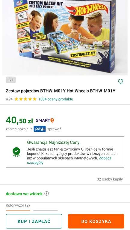Bladez Toyz Hot Wheels Zestaw z Mazakami do Składania BTHW-M01Y - Tantis