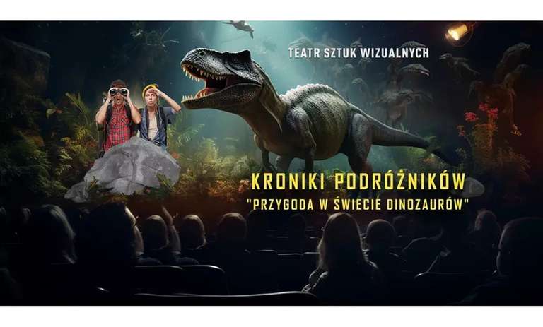 Bilet na spektakl-widowisko 3D „Przygoda w Świecie Dinozaurów” z Hype Global Production (możliwe 40,49 zł) @ Groupon