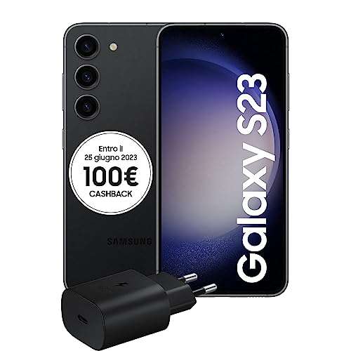 Telefon Smartfon Samsung Galaxy S23 8/256GB z ładowarką, możliwy cashback 100€ od Samsunga = 2957zł.