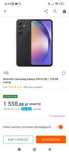 Smartfon Samsung Galaxy A54 5G 8/128GB Czarny