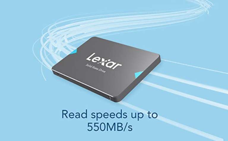 Lexar dysk SSD - 480 GB - NQ100 2,5” SATA III (6 Gb/s) - do 550 MB/s odczytu, wewnętrzny dysk