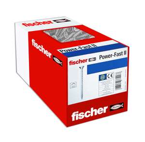 fischer 100 x wkręt do płyt wiórowych Power-Fast II 3,5 x 25(przy zakupie 6 opakowan jedno gratis! - z prime)