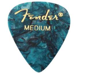 Fender celuloidowe kostki gitarowe, 12 sztuk