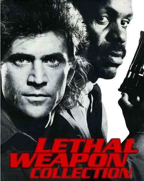 Zabójcza broń z Melem Gibsonem, filmy 1-4, język polski, Blu-ray