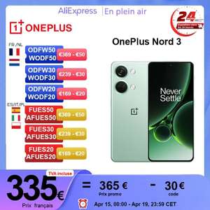 Smartfon OnePlus Nord 3 (wersja global) 16/256GB - (356.74$)