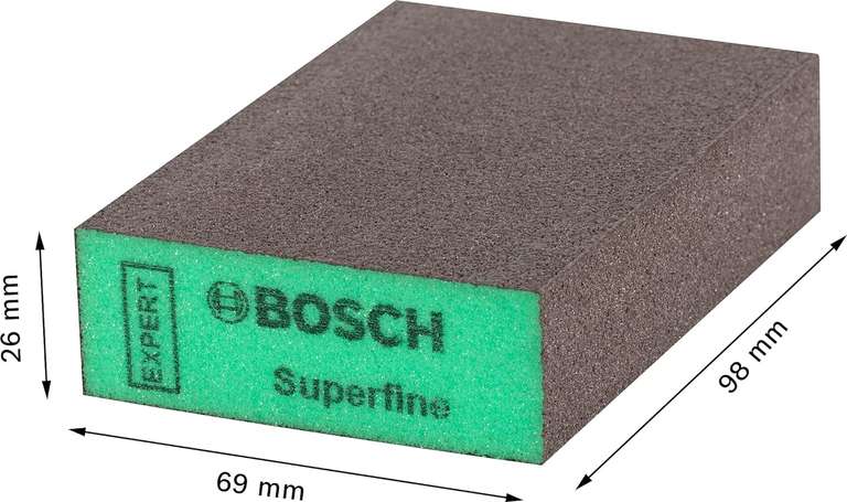 Bosch Accessories 1x Blok standardowy Expert S471 ( gąbka do szlifowania ręcznego)