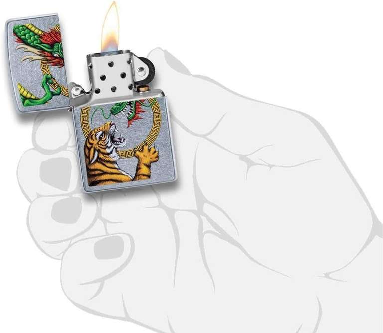 Zapalniczka Zippo tygrys smok @ Amazon