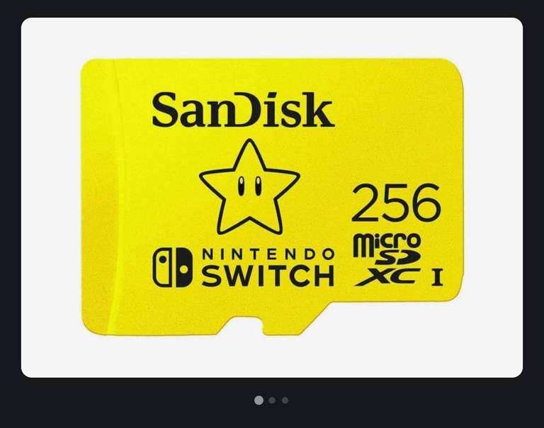 SanDisk 256GB microSDXC do Nintendo Switch