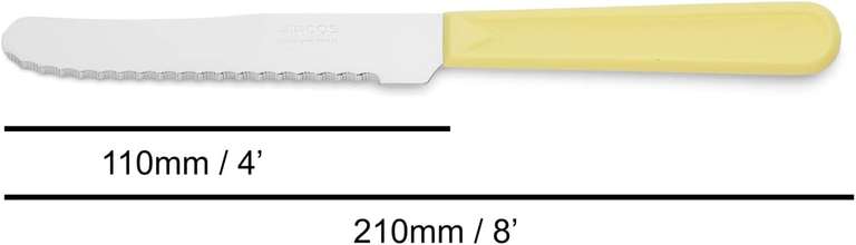 Nóż stołowy Arcos z kremowym uchwytem (możliwe 6,80zł z rabatem 10/50zł - opis)