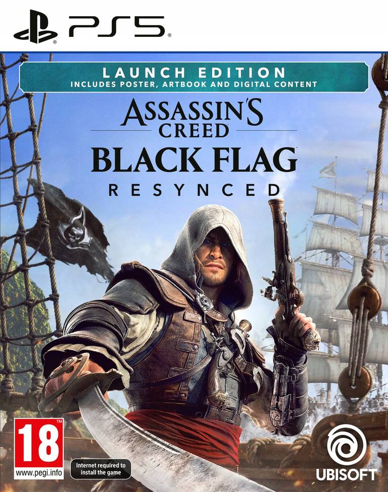 Assassin's Creed Black Flag Resynced Launch Edition I PS5 PlayStation 5