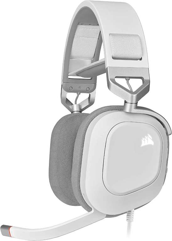 Słuchawki Corsair HS80 RGB USB White @ Amazon