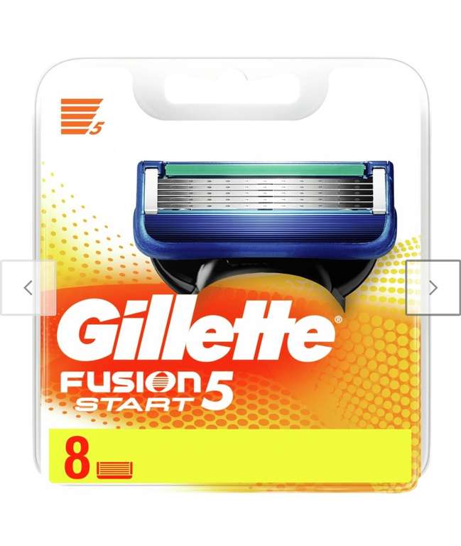 Allegro Days: 8x Gillette Fusion5 Start Ostrza wymienne maszynki do golenia