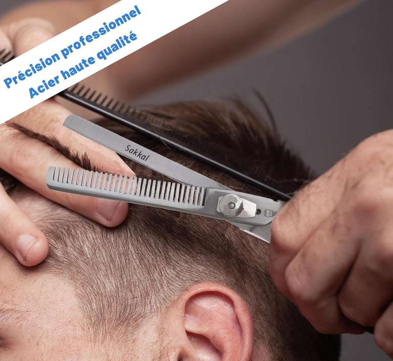 Profesjonalne nożyczki fryzjerskie, profesjonalne cięcie 6,5 cala. Dostawa - DARMOWA z Prime