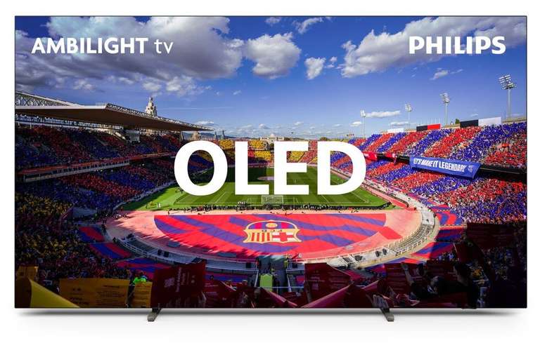 Telewizor OLED 77" PHILIPS 77OLED818 120Hz Google TV Ambilight x3 Dolby Atmos Dolby Vision w ME i EURORTV