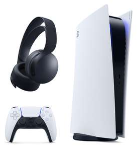 Konsola SONY PlayStation 5 Digital + słuchawki bezprzewodowe Sony Pulse 3D