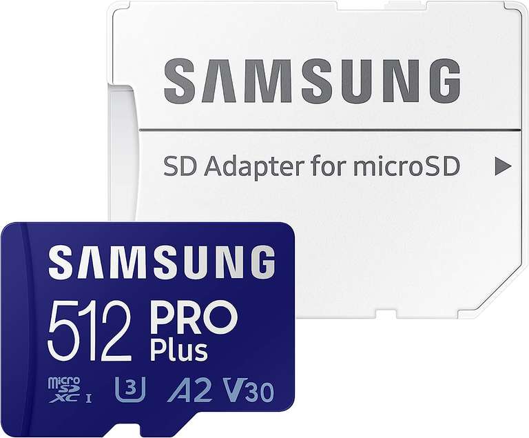 Karta pamięci Samsung PRO Plus micro SDXC 512GB 120/160MBs