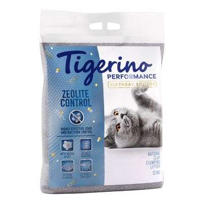 Żwirek dla kota Tigerino Performance Zeolite Control - zapach orchidei 2x12kg