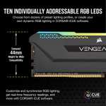 Pamięć Corsair VENGEANCE RGB PRO SL 128GB (4x32GB) DDR4 3200 CL16