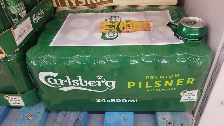 Piwo Carlsberg Pilsner Premium 2.29 zł za szt. przy zakupie zgrzewki 24 Biedronka