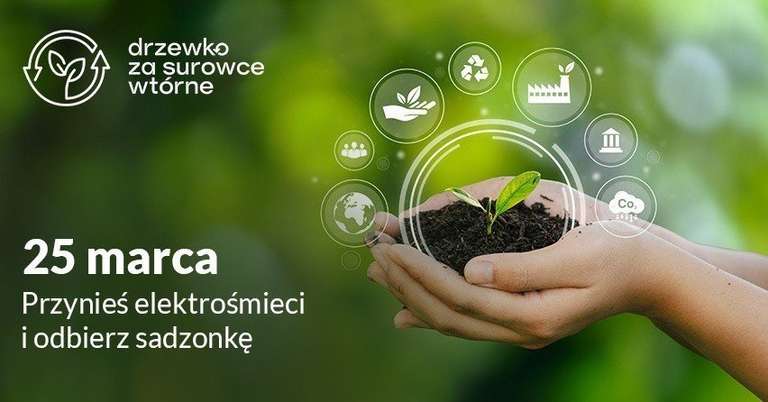 Akcja ekologiczna we Wrocławiu - sadzonki za elektrośmieci