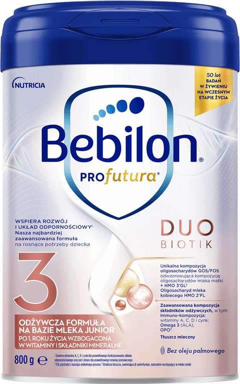 Mleko Modyfikowane Bebilon Duobiotik 3