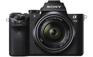 Sony Alpha 7 II (pełnoklatkowy aparat bezlusterkowy) + obiektyw Sony 28–70 mm