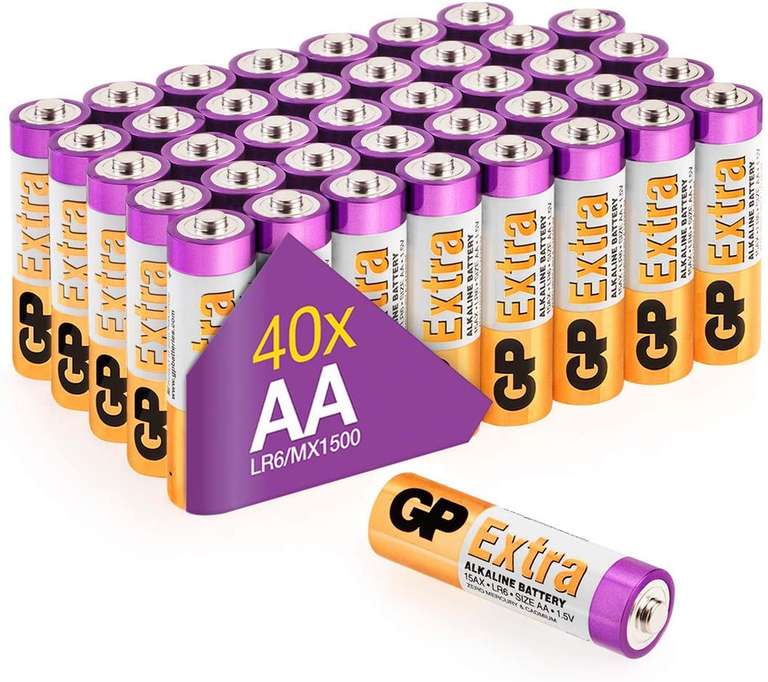 Baterie alkaliczne AA Longlife - 40 sztuk