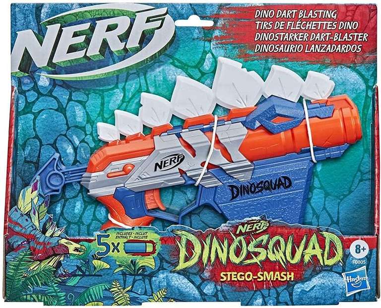 Nerf, wyrzutnia DinoSquad Stego-Smach + 5 strzałek, F0805