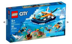 LEGO City 60377 Łódź do nurkowania badacza