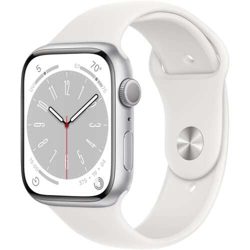 Apple Watch Series 8 srebrny | 45 mm | GPS