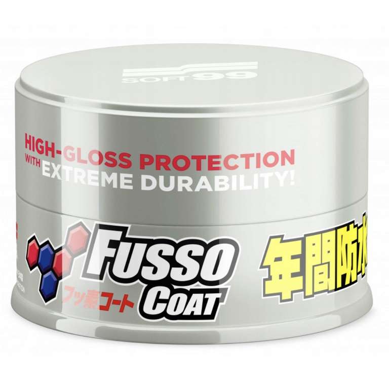 Wosk samochodowy soft99 Fusso Coat 12 months do jasnych lakierów