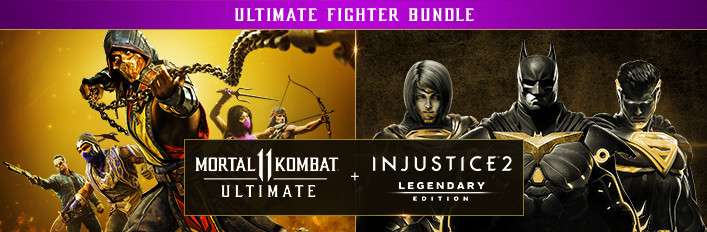 Mortal Kombat 11 Ultimate + Injustice 2 Legendary Edition Bundle Steam