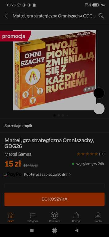 Omniszachy - Mattel gra strategiczna