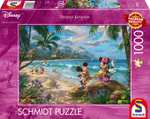 Puzzle premium Mickey i Minnie na Hawajach, 1000 elementów, Thomas Kinkade Studios, Disney