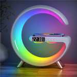 Wielofunkcyjna lampka RGB z funkcją ładowania bezprzewodowego, głośnika, budzika i innymi bajerami | Wysyłka z CN | @ Aliexpress