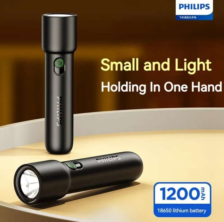 Latarka akumulatorowa LED 18650 USD 6.73