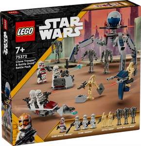 LEGO Star Wars 75372 Pakiet bojowy Clone Trooper i Battle Droid | darmowa dostawa z allegro smart | w opisie oferta z Amazon z DD