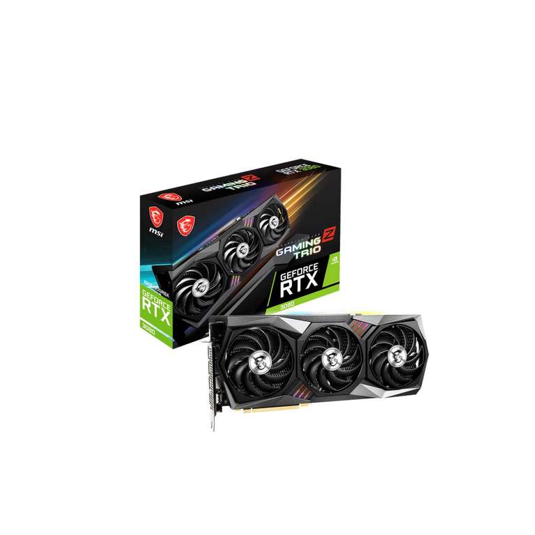Karta graficzna MSI GeForce RTX 3080 GAMING Z TRIO LHR 10GB GDDR6X [DE] 969 euro