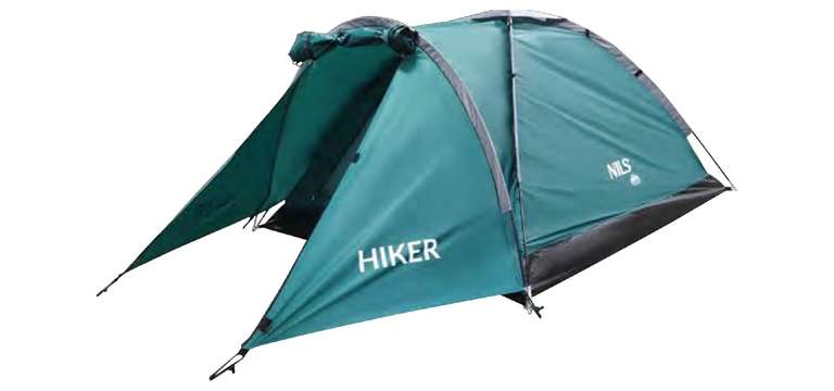 Namiot turystyczny Nils Camp Hiker 2 osobowy zielony