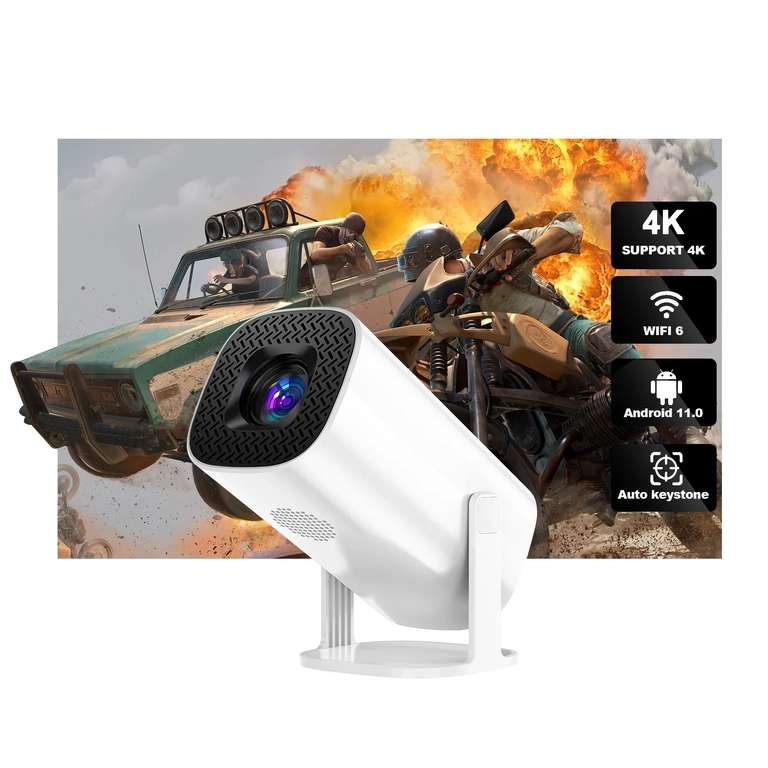 Projektor P30 Android 11 WiFi6 Support 4K 1080P - $34.39