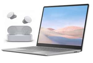 Microsoft Surface Laptop Go 8/128GB Platynowy + słuchawki Earbuds Białe (wartość 600 zł, więcej w opisie) @ Komputronik