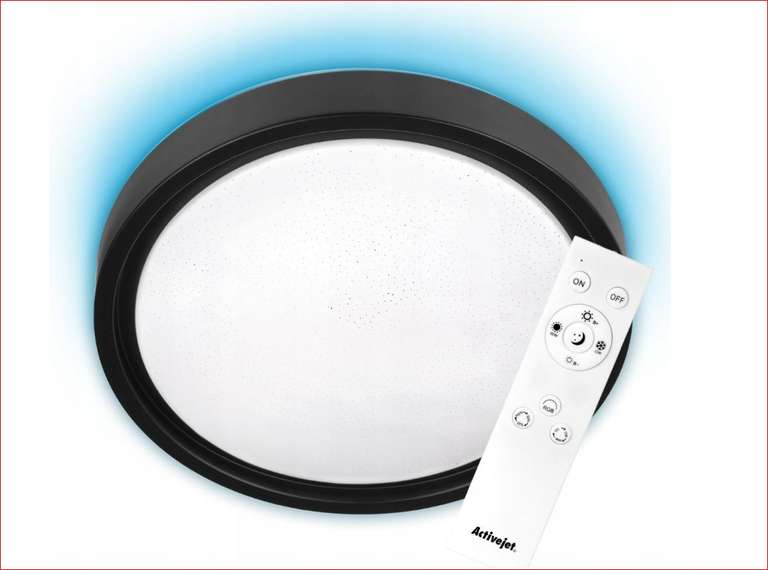 Plafon sufitowy LED Activejet PANAMA RGB ściemnialny ze zdalnym sterowaniem na pilota, dostawa 0zł