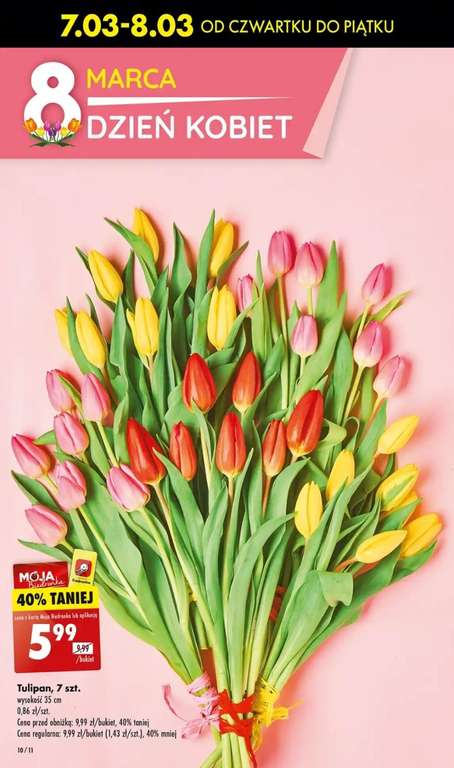 Tulipany bukiet (7 sztuk)