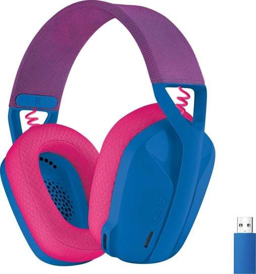 Słuchawki bezprzewodowe LOGITECH G435 - Niebieskie